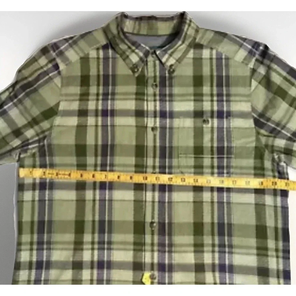 The North Face L/S Shirt Plaid Button Up Casual Outdoor Hiking 🥾 EC‎ Med